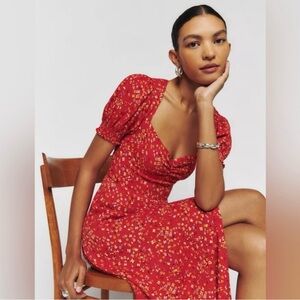 Reformation Lacey dress in Baila size 6